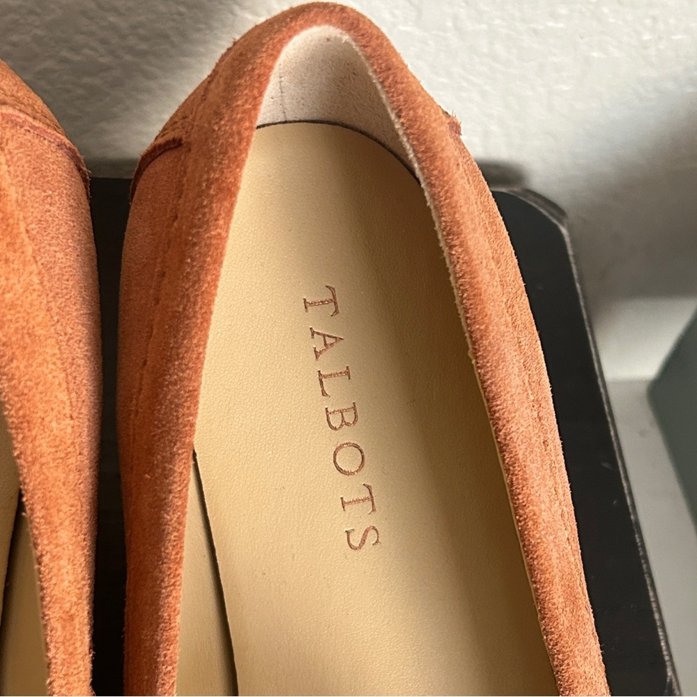 Talbots NWOT Women's Suede Loafers in Rust size 8.5 - Picture 7 of 7